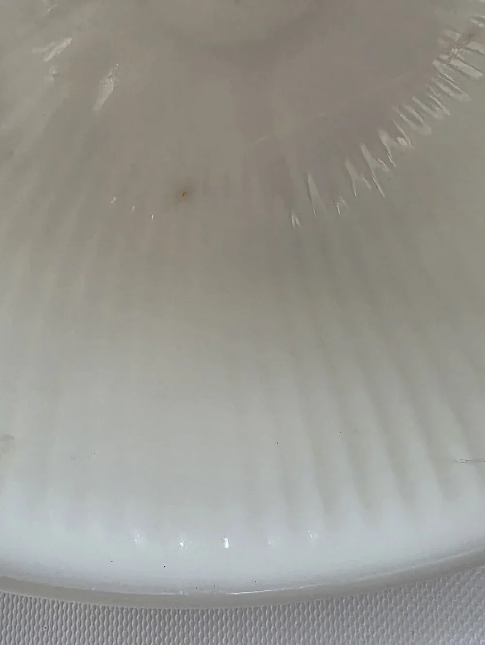 Vintage Imperial Glass Rose Milk Glass Covered Butter Dish 1950s-70s